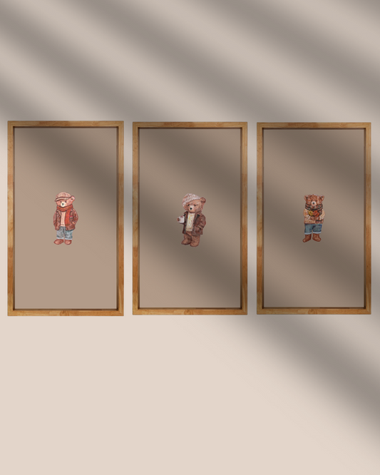 Bear Trio - Snuffles, Truffles and Ruffles