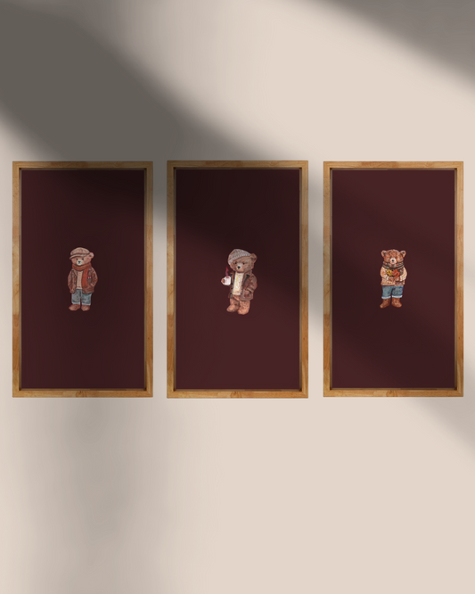 Bear Trio - Snuffles, Truffles and Ruffles